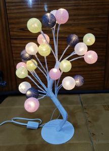 Multicolour Thread Ball Lighting Tree Lamp