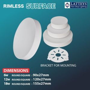 Rimless Surface LED Light