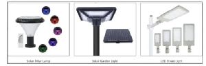 Weather-resistant Plastic Solar Garden Light, Color : Black