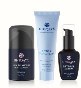 RETINOL SERUM, SKIN BALANCING MOISTURISER, AND HYDRA SUNSCREEN SKIN CARE COMBO PACK