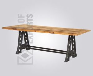 Cast Iron 6 Seater Industrial Dining Table