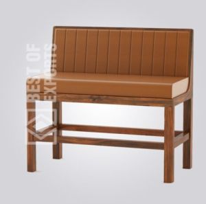 Wood Fabric Sey Bench Bar Booth Sofa