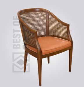 Wooden Cane Restaurant Chair