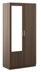 2 Door Wardrobe With Mirror For Home