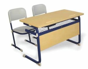 2 Seater Classroom Desk For School