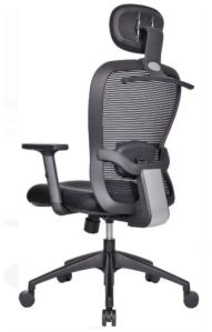 Butterfly Ergonomic High Back Support Mesh Office Chair In Black With Headrest