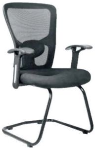 Butterfly Mesh Back Visitor Chair In Black For Office