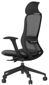 High Back Designer Mesh Office Chair With Armrest ,Swivel Base &AMP;AMP; Adjustable Height