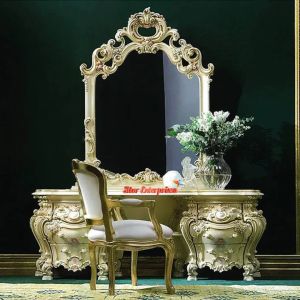 Classic Heavy Carving Dressing Table DRSR-025