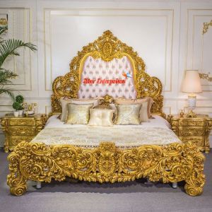 Heavy Hand Carving Queen Size Bed BD-099