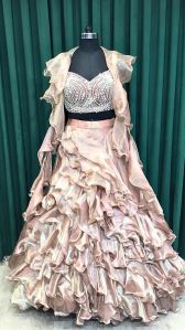 Copper Shimmer Jimmy Ladies Lehenga