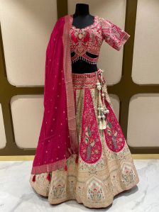 Rani Raw Silk Ladies Lehenga