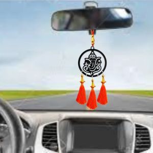 Acrylic Lord Ganesh Car Hanging