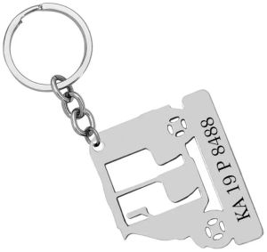 CustomIzed Text Vehicle Keychain