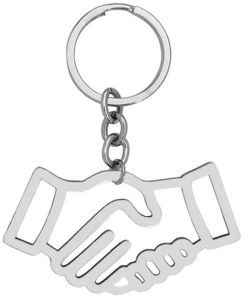 Handshake Design Keychain