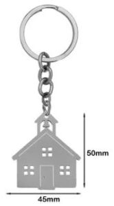 Personalised Home Design Keychain