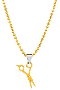 Scissors Charm Womens Necklace