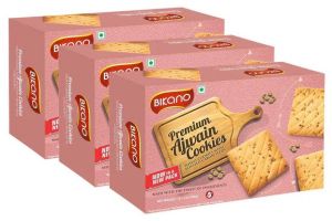 Bikano Ajwain Cookie (400 Gms, Pack of 3)