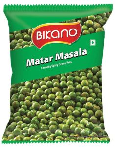 Bikano Matar Masala Namkeen, Packaging Type : Plastic Pouch