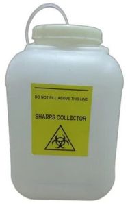 Polysharps 5 Litre Plastic Sharps Container