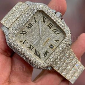 Customized Design Luxury VVS Moissanite Diamond Watch