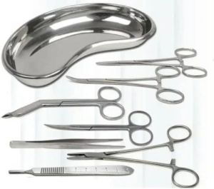 Stainless Steel RSC Surgical Instruments Kit, Color : Silver