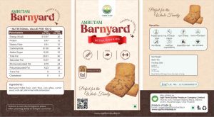 Crunchy Barnyard Millet Cookies, Color : Light Brown