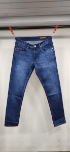 Louppee Plain Blue Mens Denim Jeans 30-38 Size Casual Wear