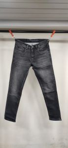 Louppee Washed Denim C/black Mens Jeans, Color : Grey 30-38 Size