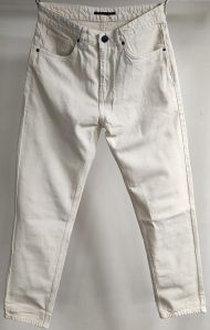 Cream Baggi Jeans Men's