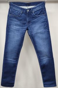 Louppee Denim Washed Narrow Jeans Blue 30 To 38 Casual Wear