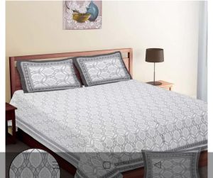 Export Flower Vprinted Cotton Bedsheet