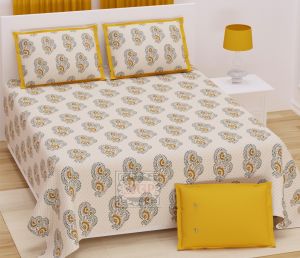 Cotton Floral Print Bedsheet Set