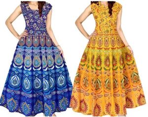 Printed Cotton Formal Wear Traditional Rajasthani Kurti All Sizes