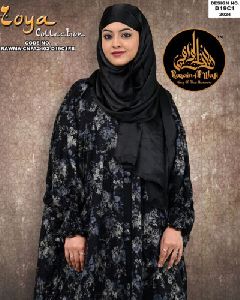 D 19 C1 Ladies Printed Islamic Abaya