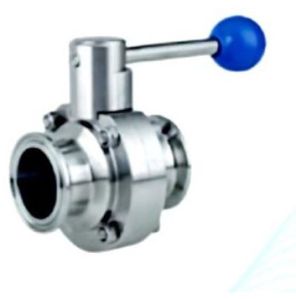 Polished Stainless Steel Butterfly Valve Standard For Water Fitting