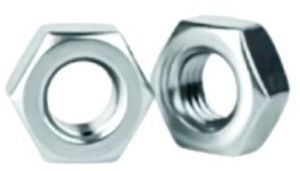 Polished Stainless Steel Hex Nuts, Color : Metallic 3-36 Mm