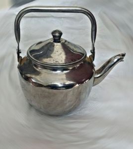 Silver Stainless Steel Tea Kettle For Industrial