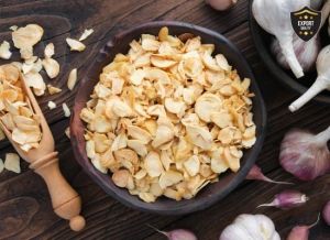 Dehydrated Garlic Flakes, Color : Off-white to Pale Yellow