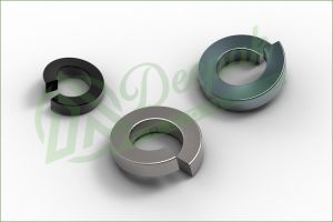 Mild Steel Spring Washer, Color : Silver 0-15mm