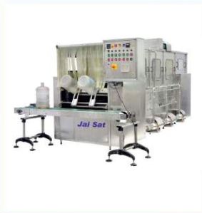 Automatic Electric Bulk Jar Rinsing Machine, Power : 3-5kw, Weight : 500-1000kg For Industrial