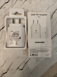 Samsung USB-c 25w Pd Adapter, Color : White, Weight : 100-200gm