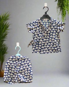 Boys Tiny Elephant Print Co-ord Set