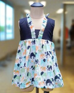 Girls Animal Parade Ruffle Frock