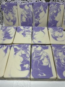 Translucent Lavender Rotch Lilac Soap, Color : Purple, Form : Solid