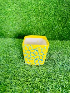 FA005 Ceramic Flower Pot, Color : Yellow Modern