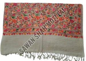 Ladies Pure Woolen Pashmina Jaal Stole 28x80 Inch, Technics : Embroidered