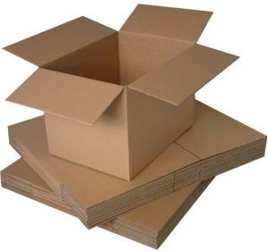 Plain Corrugated Box, Color : Brown For Goods Packaging