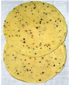 Urad Dal Papad, Color : Yellow, Taste : Salty