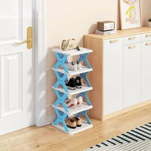 Polished Plastic Foldable Shoe Rack